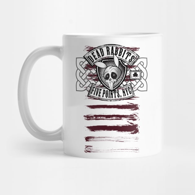 Dead Rabbits Vintage Biker Design by celtichammerclub